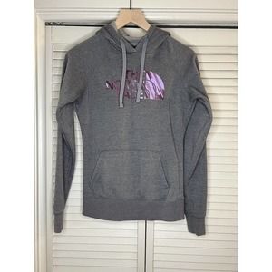The North Face Sweatshirt Women’s Gray Pullover Hoodie Sweatshirt XS